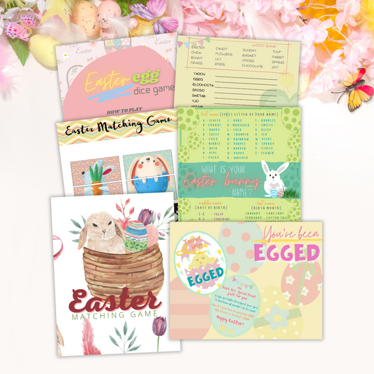 Easter Games Templates Bundle