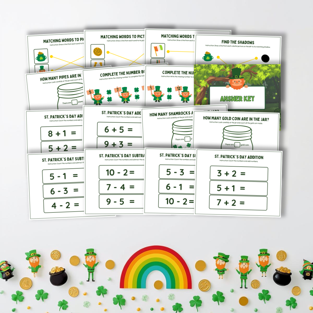 St Patrick's Day Activity Pages