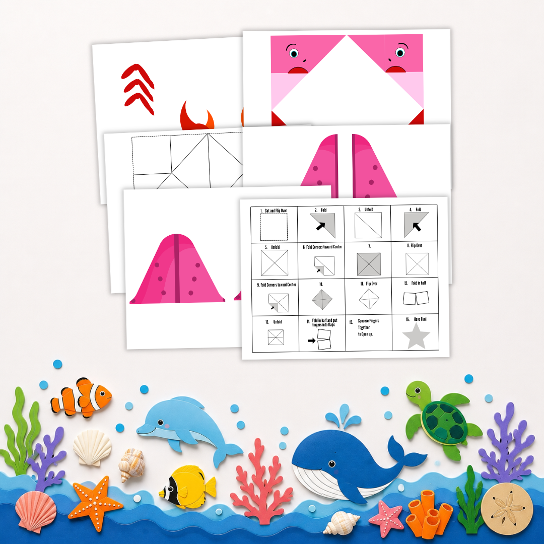 Ocean Creatures Fortune Teller Craft