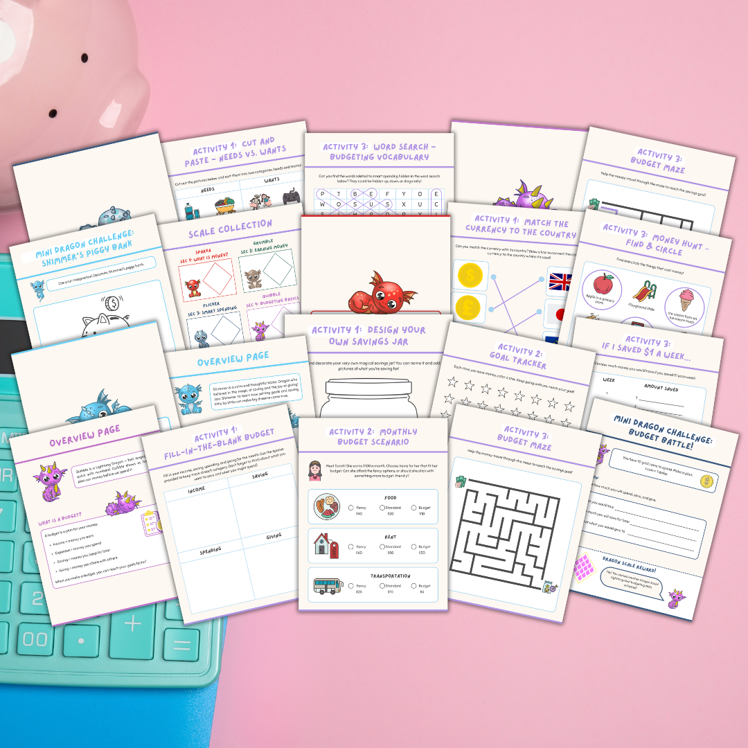Financial Literacy Workbook for Kids