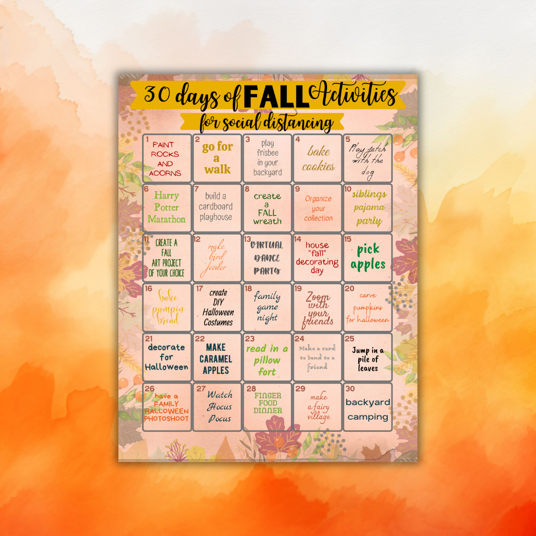 Fall Games and Activities Templates Bundle