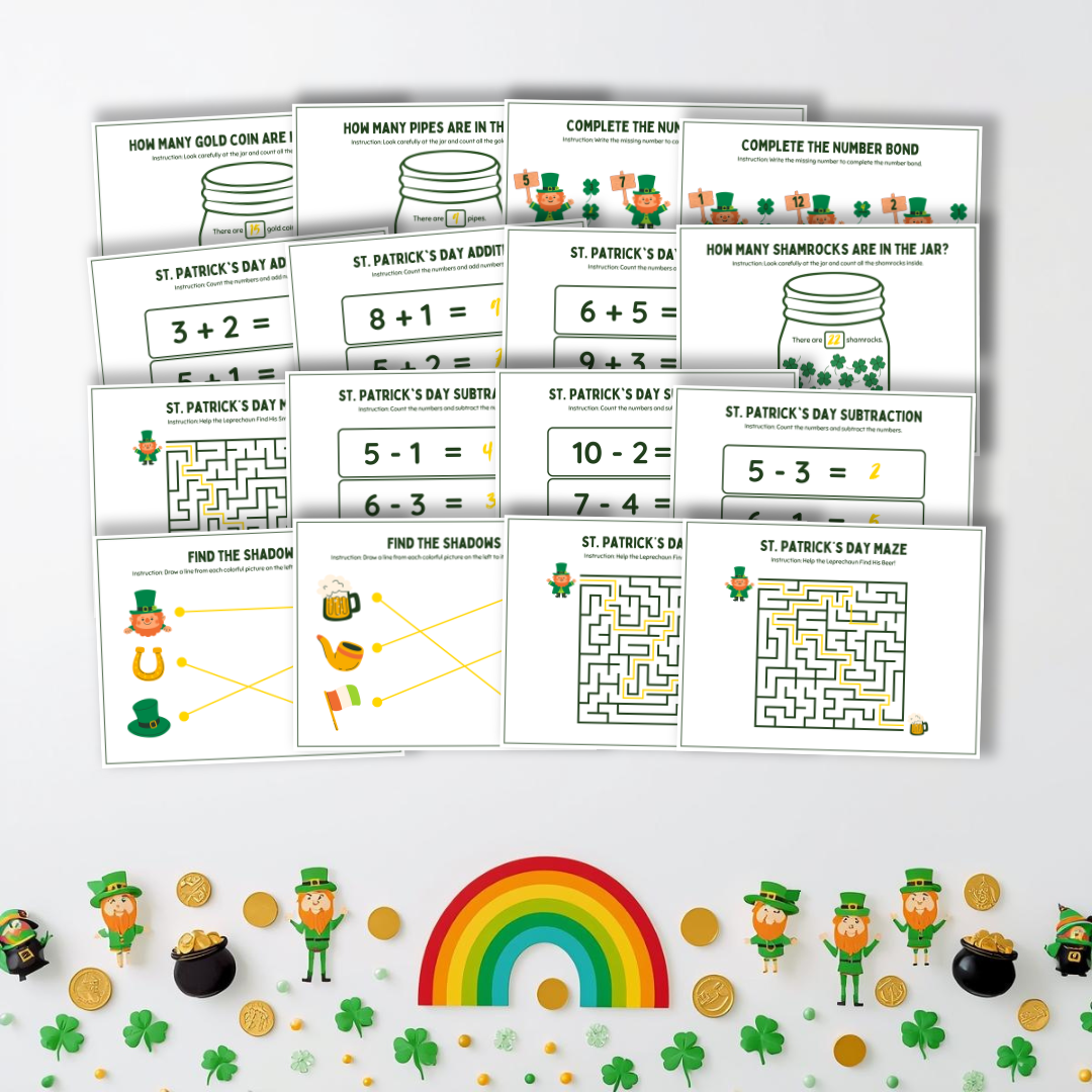 St Patrick's Day Activity Pages