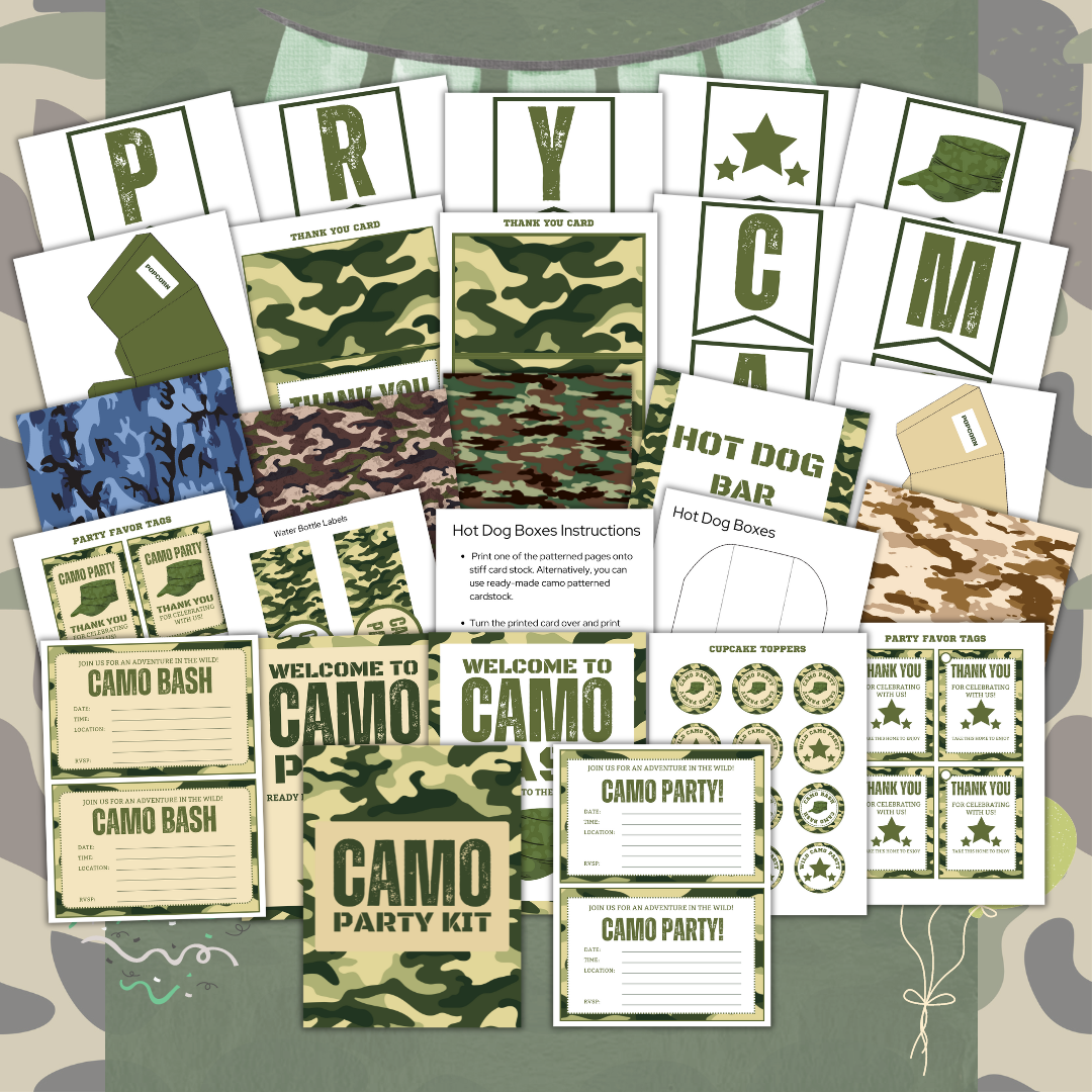 Camo Party Kit