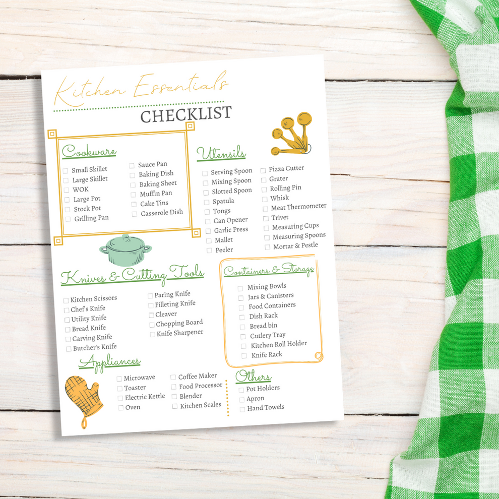 Kitchen Templates Bundle – Printables and More Club