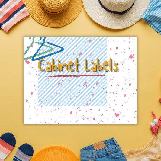 Cabinet Labels