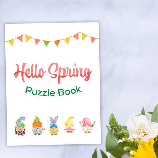 Spring Puzzle Book