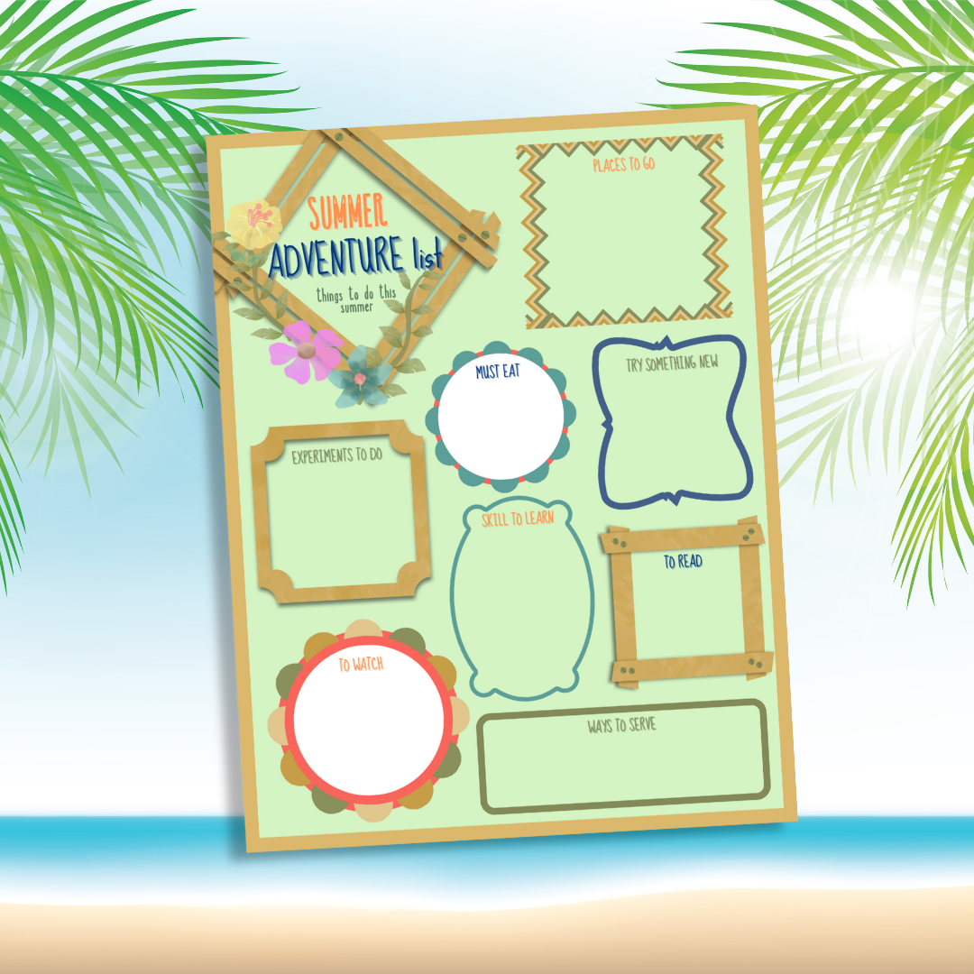 Summer Challenges and Activities Templates Bundle