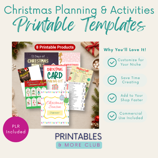 Christmas Planning & Activities Printable Bundle