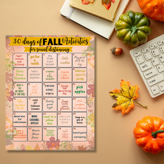 Fall Activities for Social Distancing