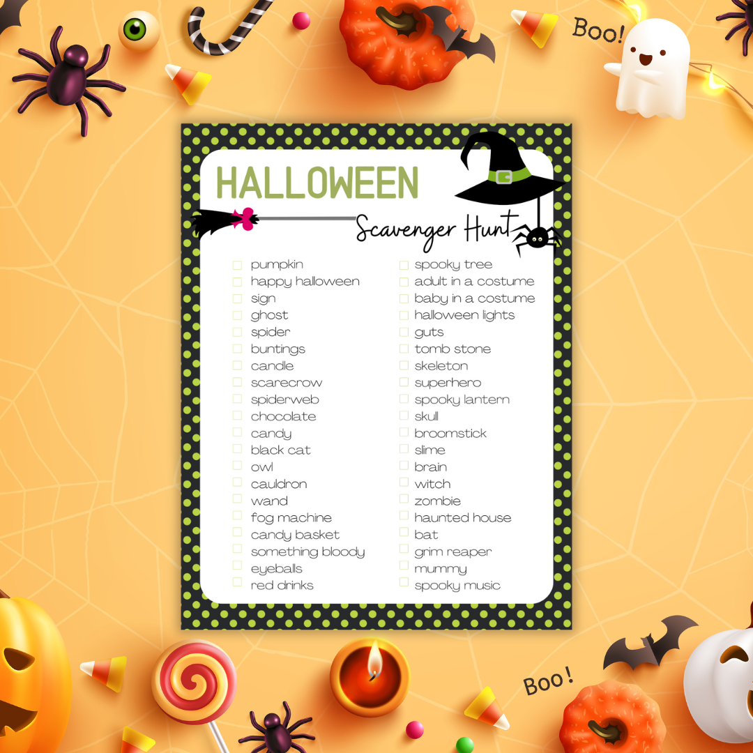 Halloween Scavenger Hunt