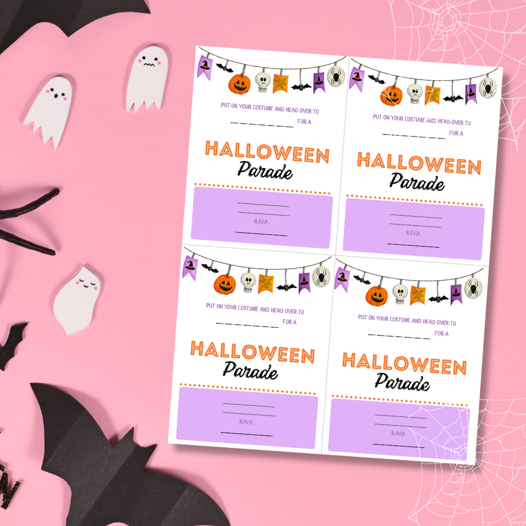 Halloween Parade Invitations