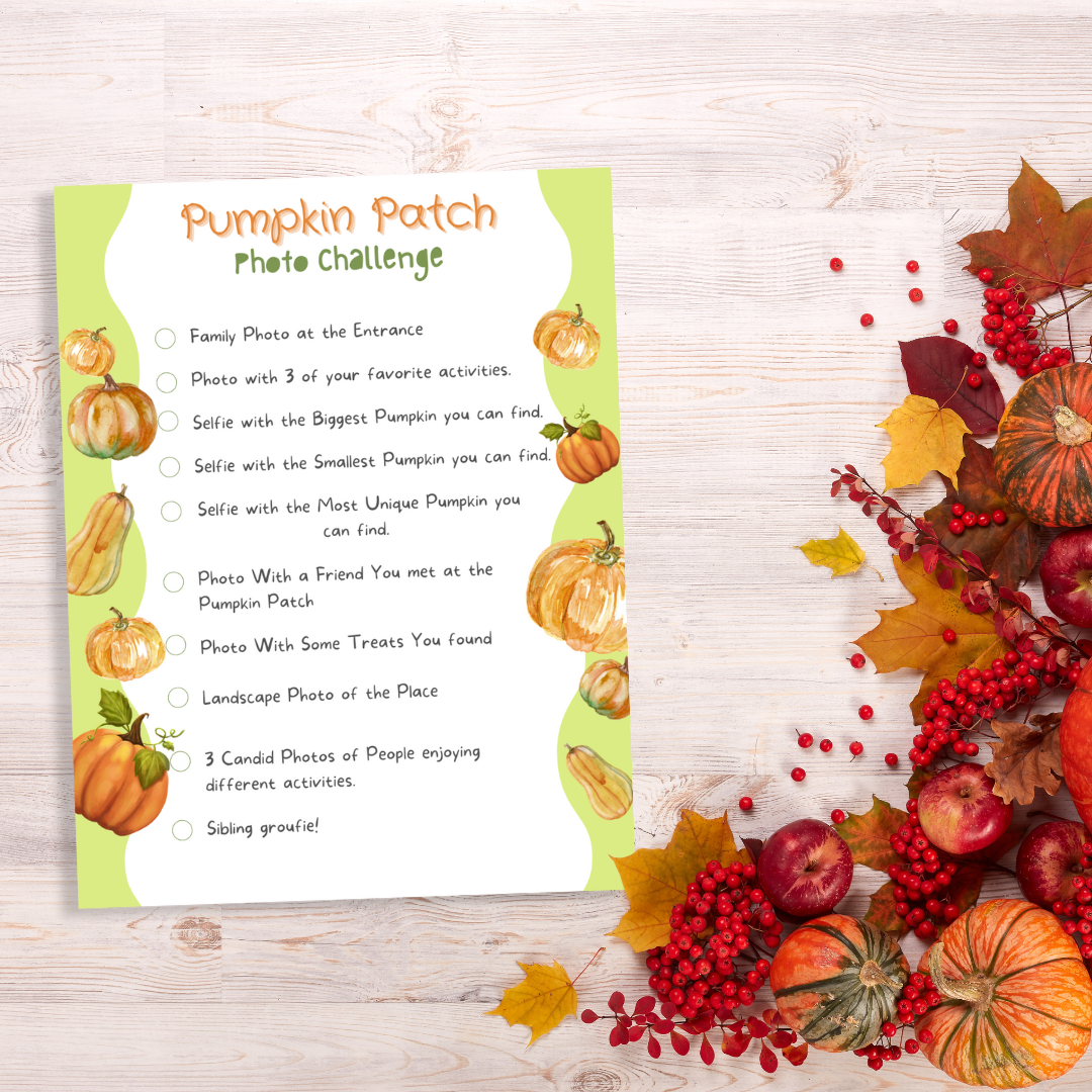 Pumpkin Patch Photo Challenge