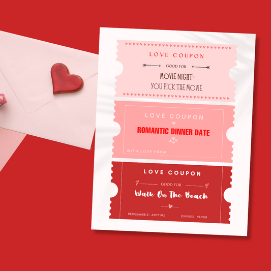 Love Coupon Voucher