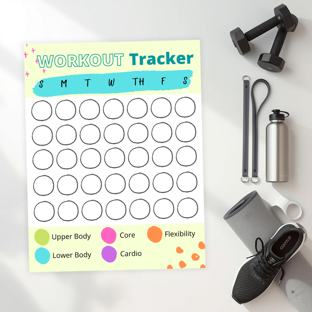 Workout Tracker – Printables and More Club