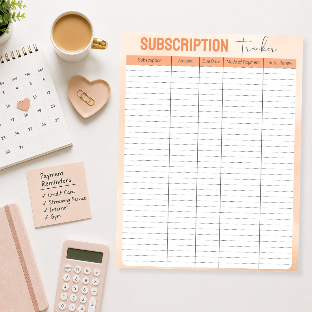 Subscription Tracker