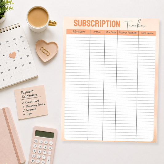 Subscription Tracker
