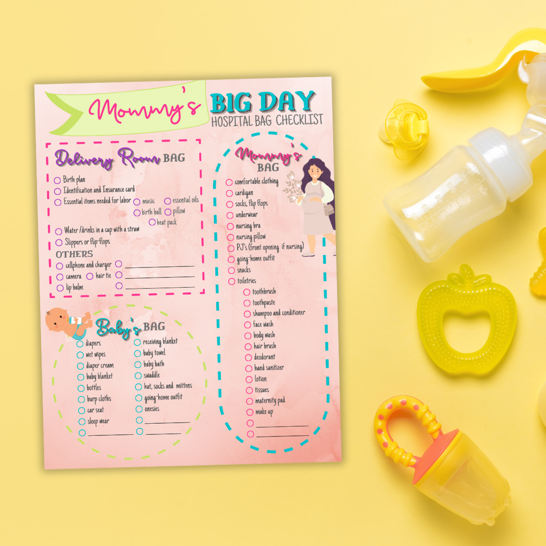 Hospital Maternity Bag Checklist – Printables and More Club Hospital Maternity Bag Checklist – Printables and More Club