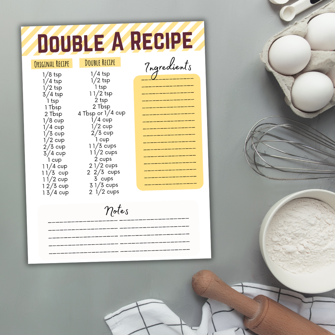 Double a Recipe