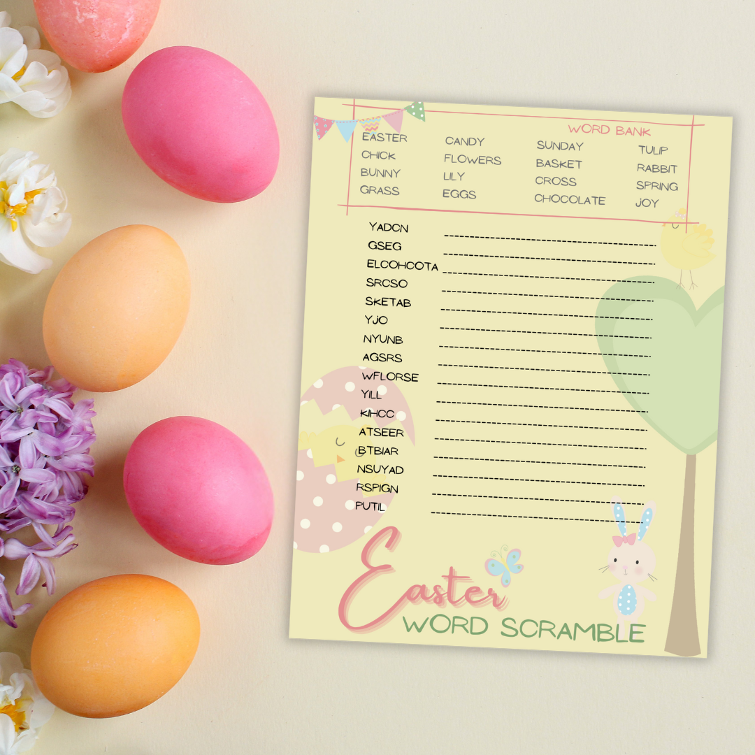 Easter Word Scramble