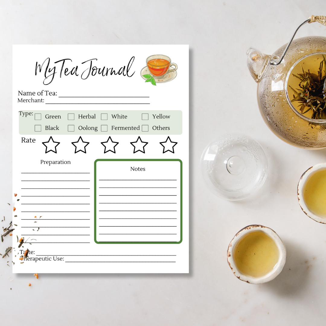 Tea Journal – Printables and More Club