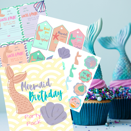 Mermaid Birthday Party Kit