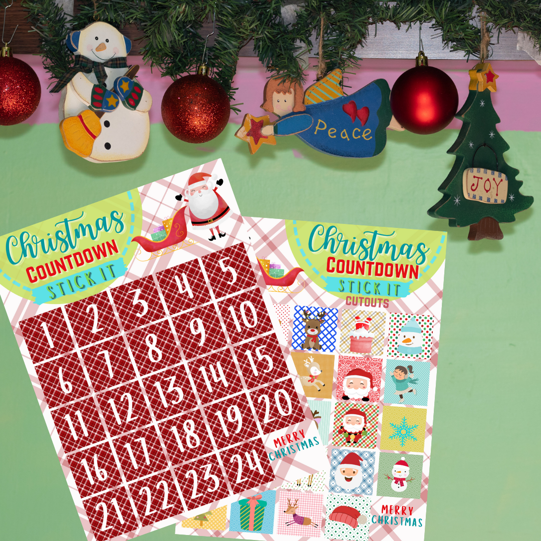Christmas Countdown Stick It – Printables and More Club