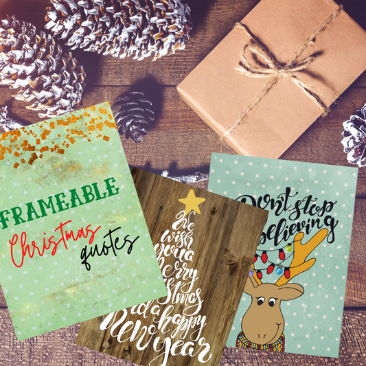 Frameable Christmas Quotes/Posters
