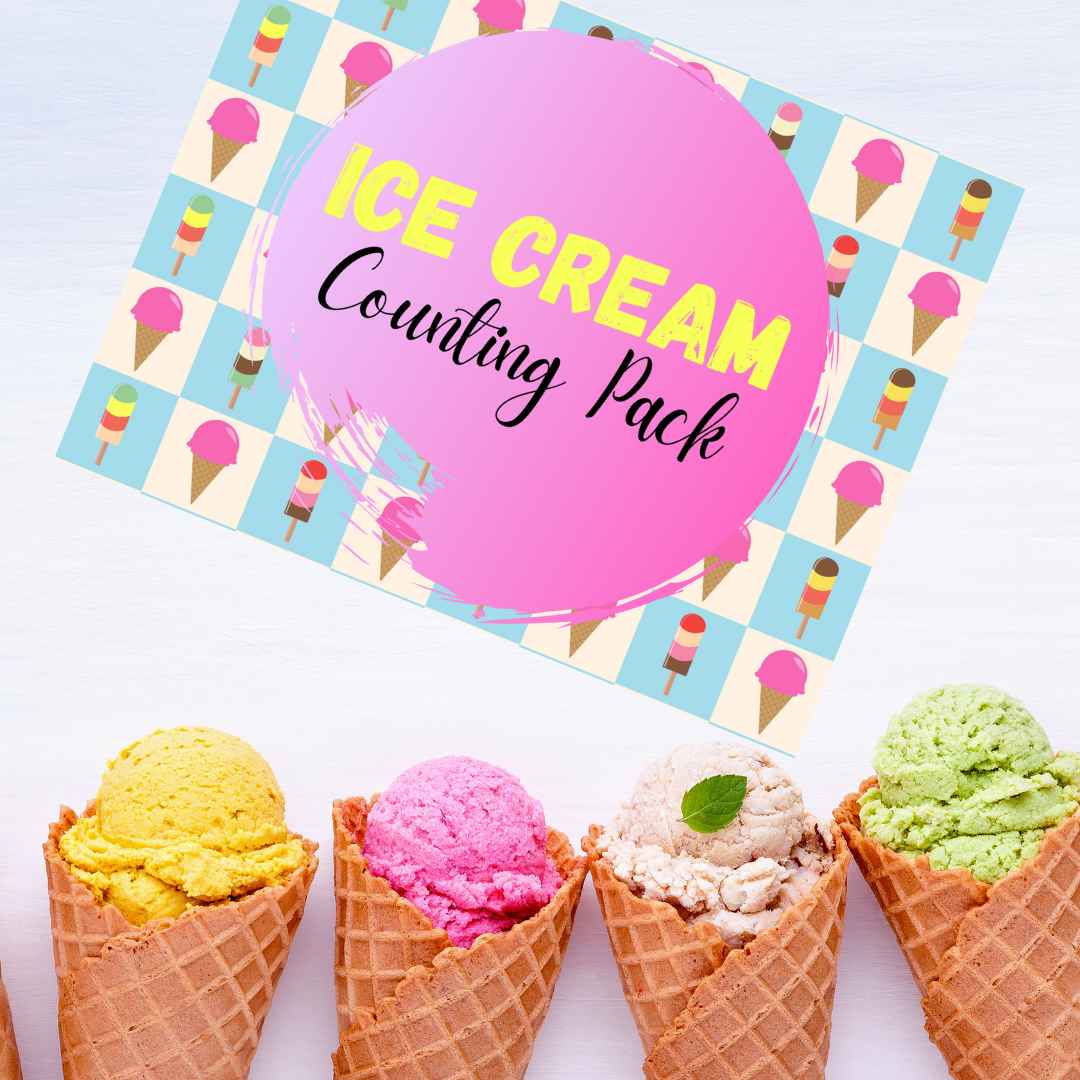 Start Counting Ice Cream Counting Pack – Printables and More Club