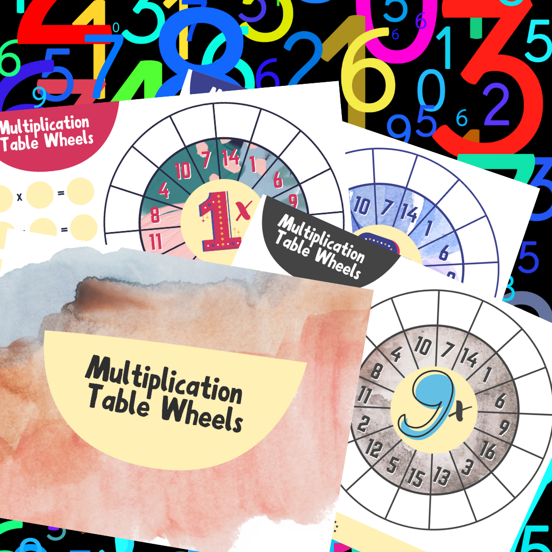 Multiplication Table Wheel – Printables and More Club