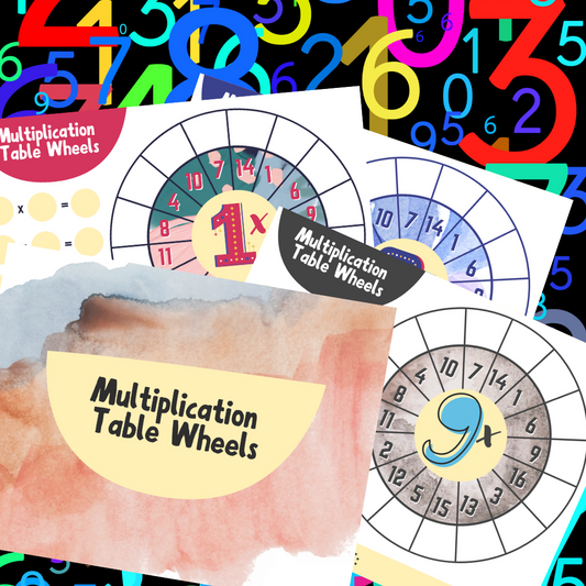 Multiplication Table Wheel