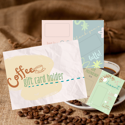 Coffee Gift Card Holder