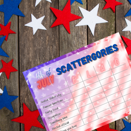 4th of July Scattergories