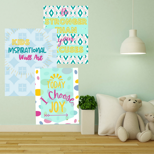 Kids Inspirational Wall Art