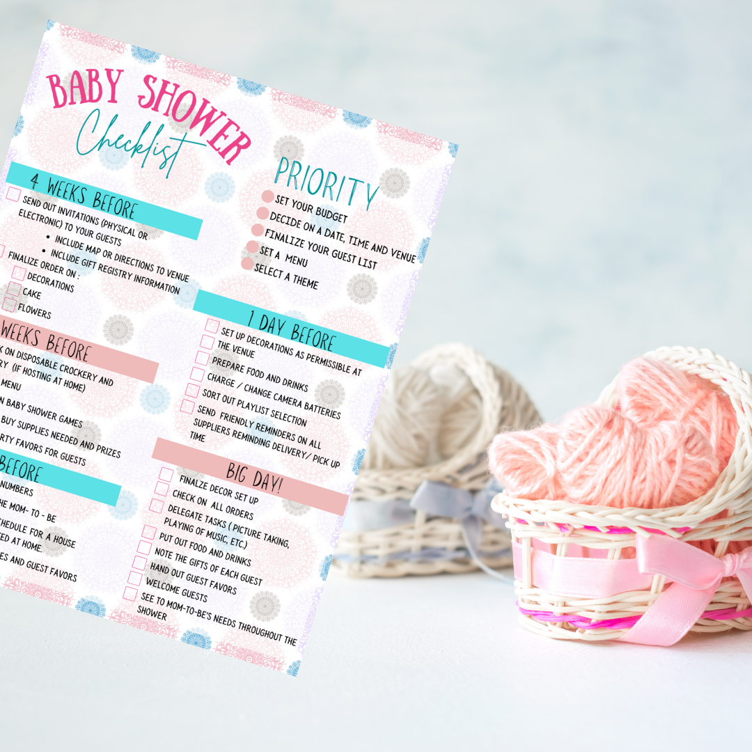 Shower List Printable Baby Shower List BABY REGISTRY CHECKLIST 2023 (Everything